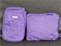 Baggallini Purple Fold Out Bag & Purple Crossbody