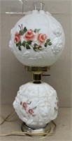 GWTW lamp handpainted and signed
