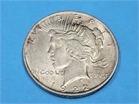 1922 Peace Silver Dollar Coin  UNC?