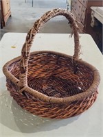 1960s Hand Woven Egg Collecting Basket