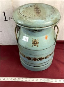 Antique Creamery Can From Hull’s Dairy******