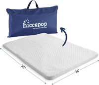 hiccapop Mattress Pad (38x26x1) with Carry Bag