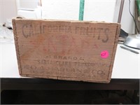 Vintage California Fruit Wooden Box (15&1/2" x