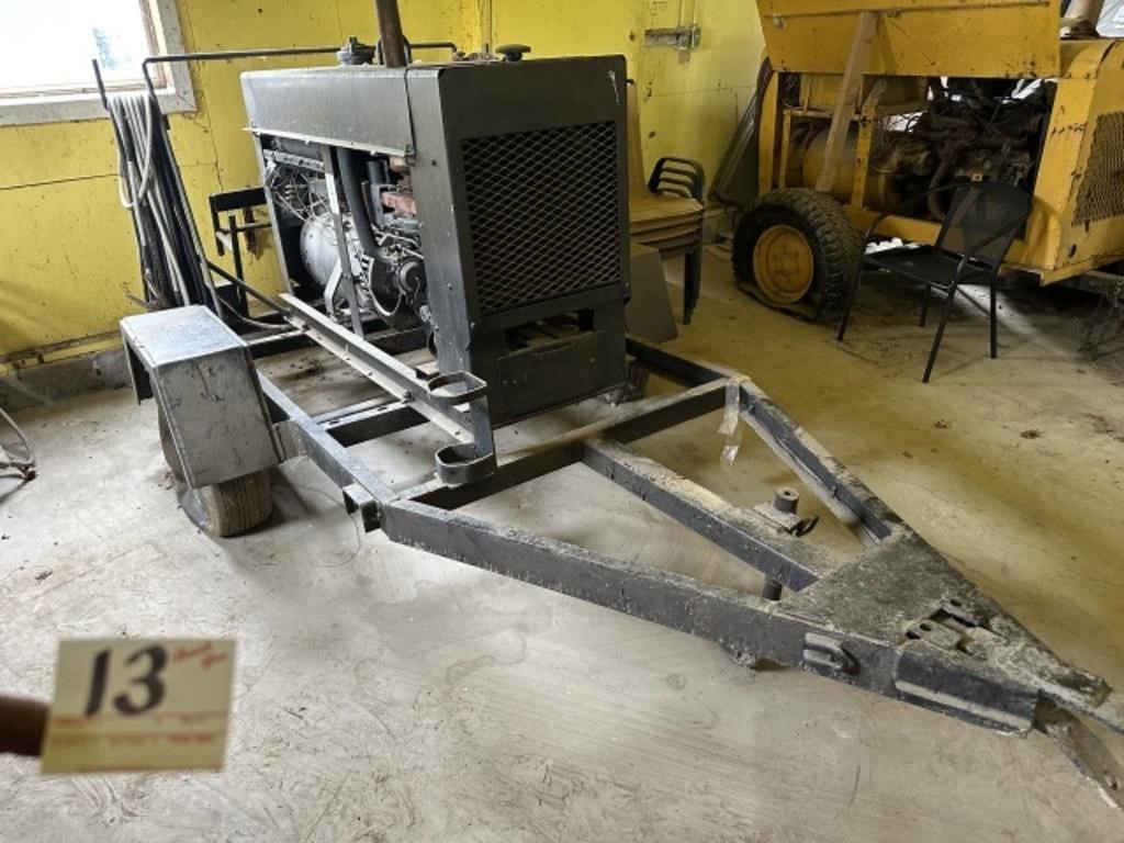 Air Products DC300WGE DC Arc Welder & Trailer