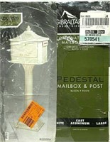 (NEW) Pedestal Mailbox & Post