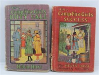 Pair of Vintage Camp Fire Girls Story Books