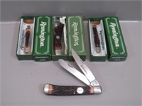4 Remington folding knives – R5 Gentleman, RP-D,