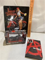 Harley Sign, Sons of Anarchy die cast & DVD