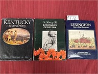 3 Kentucky Books:  Kentucky-A Pictorial History