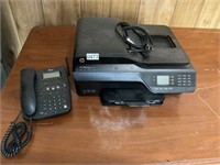 Hp printer, scanner, fax, copier, and desk phone