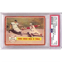 1962 Topps World Series Card Psa 5