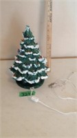 Ceramic lighted Christmas tree