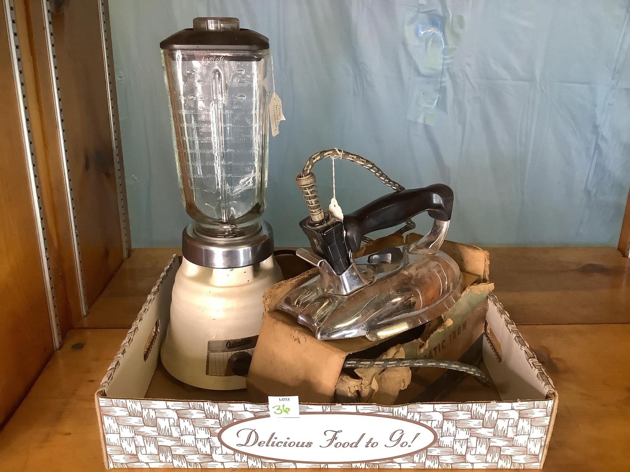 Vintage Blender & Iron