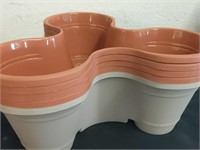 Group of five planters