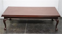 Queen Anne Style Large Coffee Table w/ Claw Feet