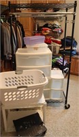 Rolling Clothing Rack, Storage Drawers &  More