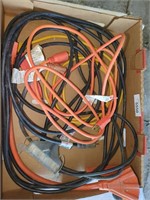 Extension cords some w/ multi plug ins