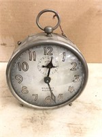 Very early antique Gilbert wind up alarm clock