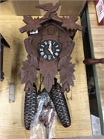 German cuckoo clock with the weights and