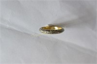 10K gold filled and sterling ring