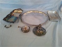 Silver plated decor pieces