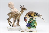 Rosenthal"Handgemalt" & "Goldfinch" Figurines