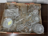 Box of Clear Glassware