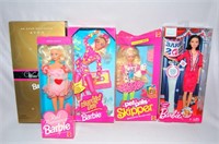 5 Assorted Barbie Dolls