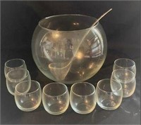 The Cellar 10-Piece Glass Punch Bowl