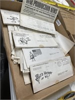 Box WW2 War Production News letters