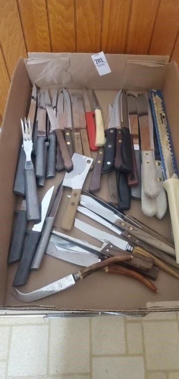 Box of knives.