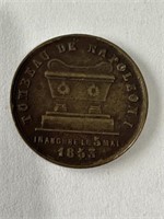 France 1853 Medal Napoleon's Tomb (Brass)