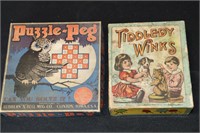 Vintage Games-Tiddledy Winks by Milton Bradley