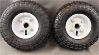 1 Pr Small Tires -300lbs - Not For Highway Use