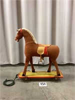 German Pull Toy Horse