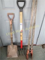 3Pc Lawn & Garden Tools