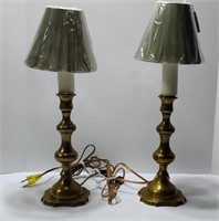 Vintage Brass Table Lamps