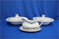 Royal Doulton "Old Colony" two covered serving