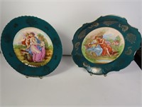 Antique Cabinet Plates