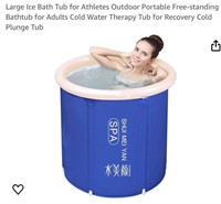 Large Ice Bath Tub for Athletes Outdoor Portable