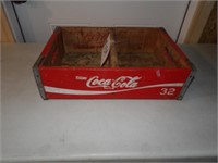 wooden Coca Cola case