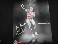 Cardale Jones Signed 8x10 Photo RCA COA