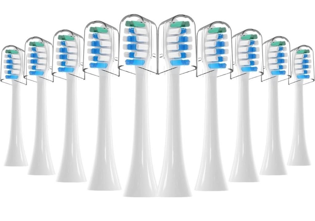 (new) 10-pack Replacement Toothbrush Heads for