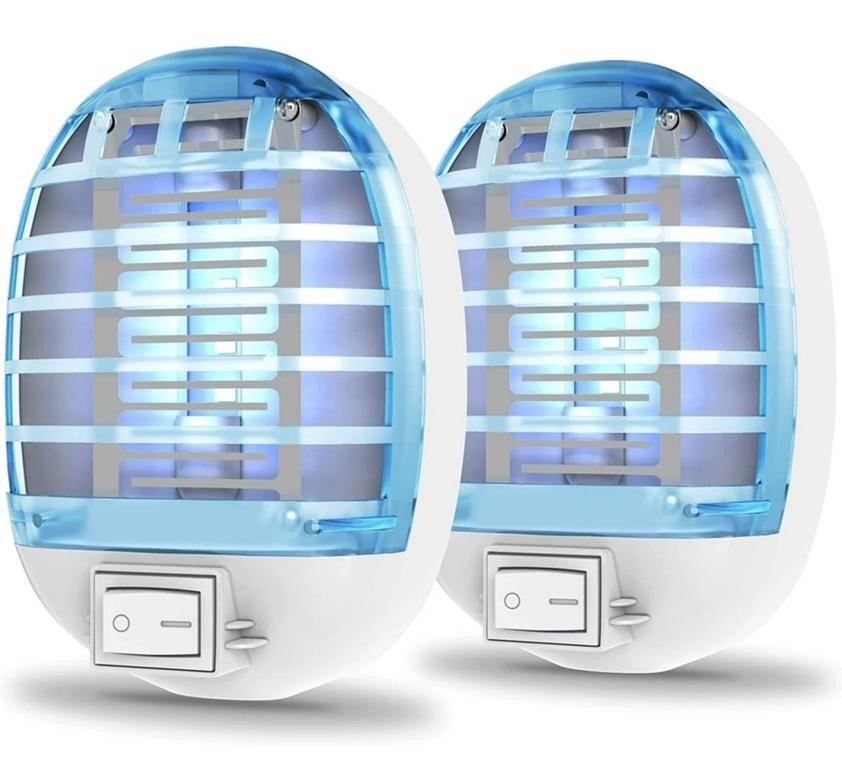 (new) 2 Pack Plug in Electronic Insect Killer Bug