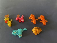 (12) 1980's Toys: Garfield, Raisins, ET & More