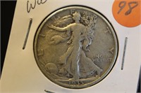 1935-S Walking Liberty Silver Half Dollar