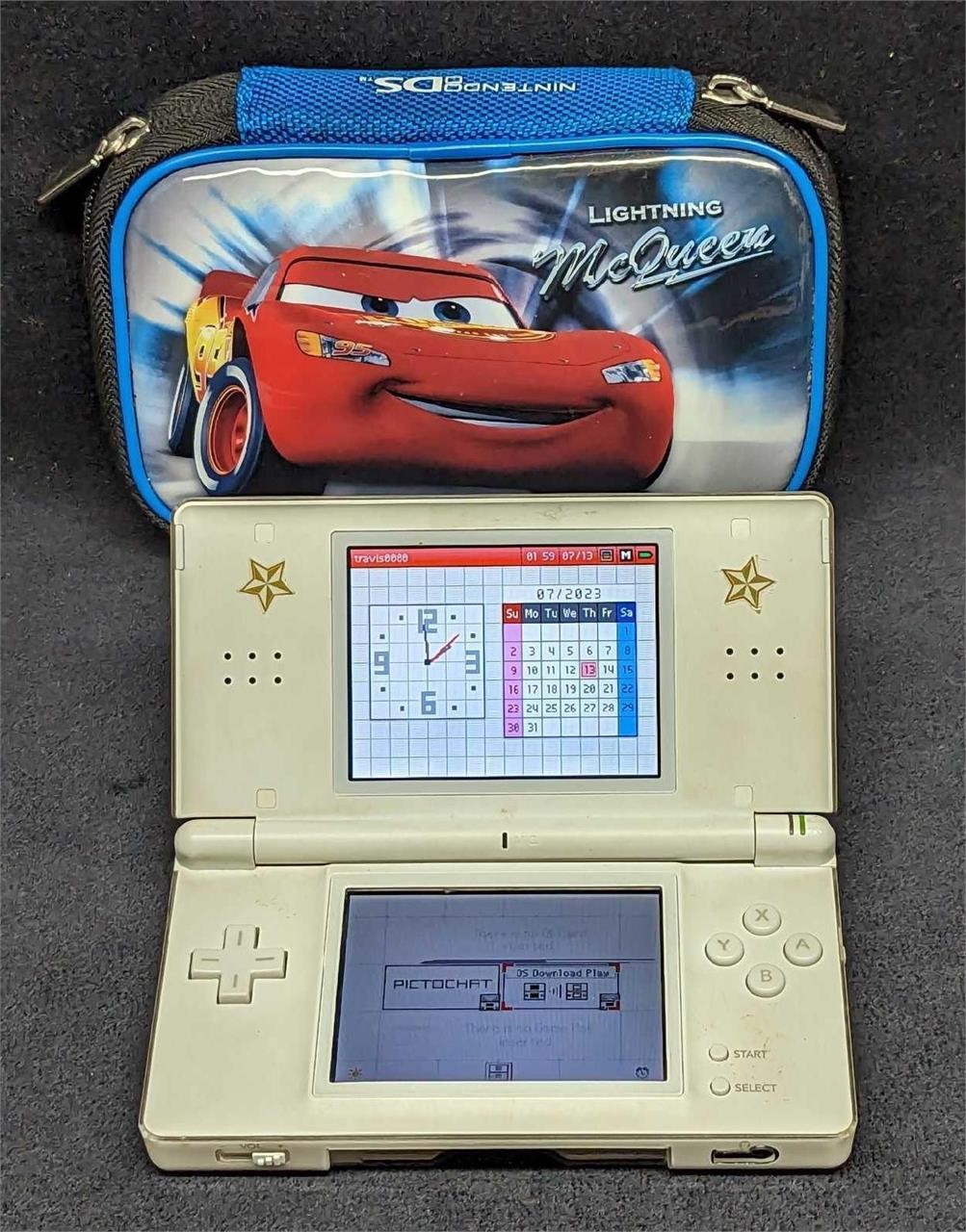 Nintendo DS Lite With Disney Cars Case