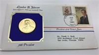 Lyndon B. Johnson Presidential Medals Cover