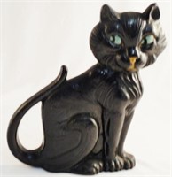 Cast Iron Doorstop Black Cat