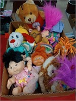 cabbage patch, gremlin and more dolls